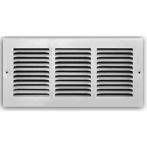 Everbilt 14" x 6" Wall/Ceiling Return Air Grille (OD 15.75"L x 7.75"H) - Picture 1 of 3